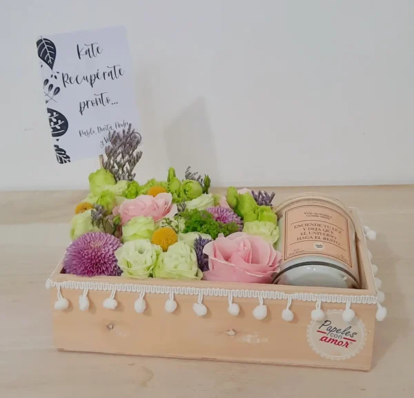 flores clara gift box regalo 3