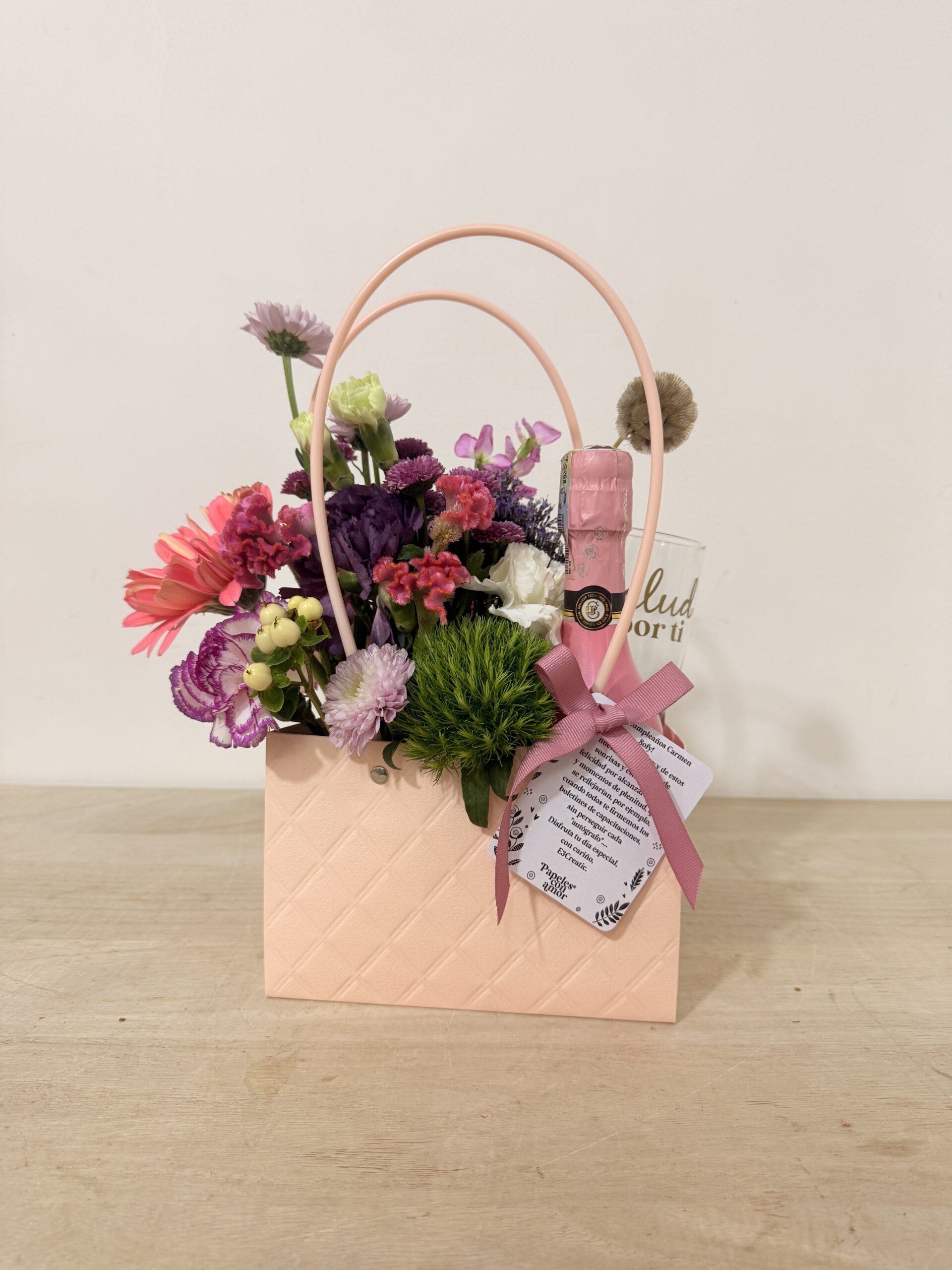 BOLSO DE FLORES SALUD POR TI